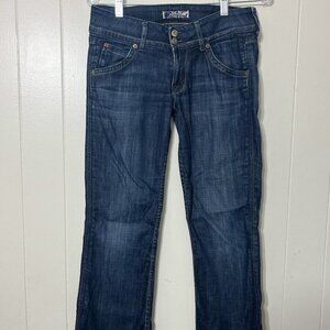 HUDSON Jeans Womens Blue Denim Bootcut Flap Pockets Size 27